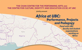 Africa at UBC: Performance, Projects and Pedagogy