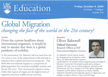 Global Migration: Changing the face of the world in the 21st century?