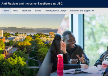 UBC Anti-Racism and Inclusive Excellence Website Launched